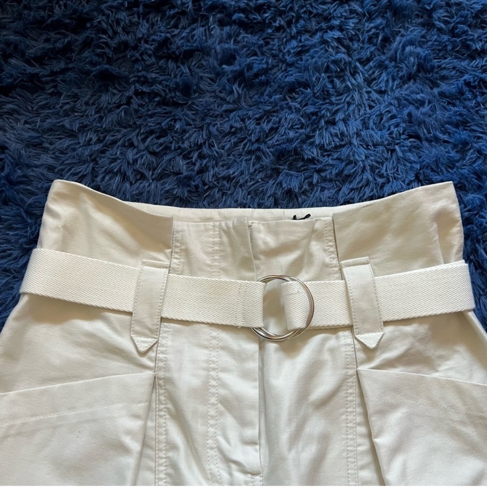 New! IRO Cursola Paperbag High Waist Pants in Cloudy White - Picture 7 of 10
